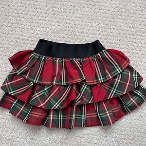 Ralph Lauren Red and Green Plaid Skirt